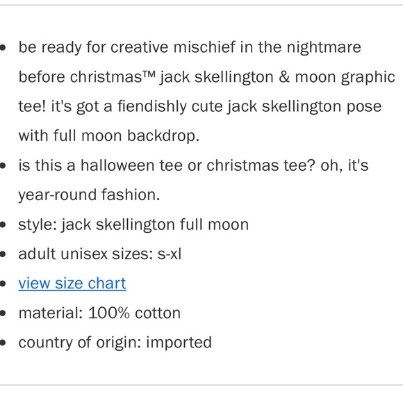 NWT Tee-The Nightmare Before Christmas - Picture 5 of 5